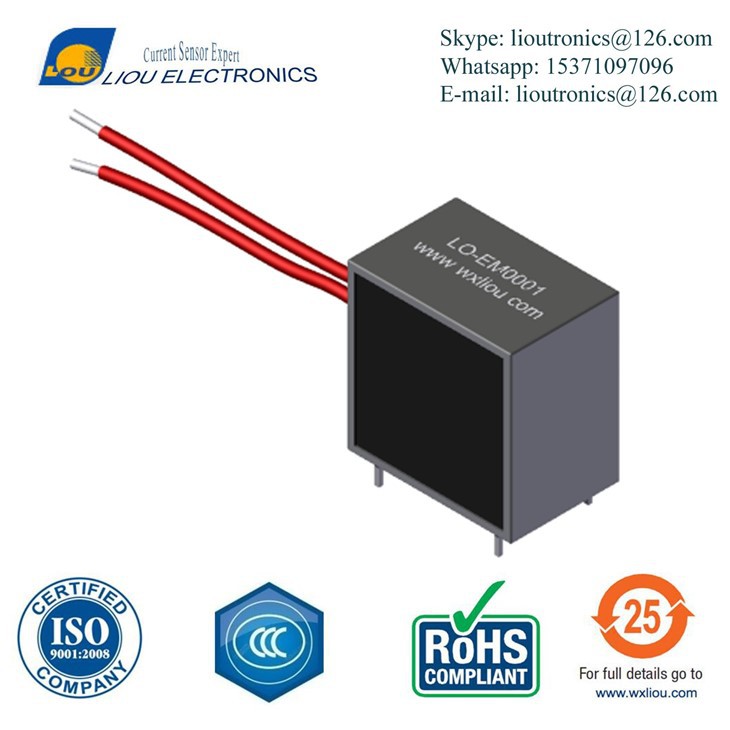 High Precision 1:2000 Current Transformer 5A-2.5mA PCB Mount
